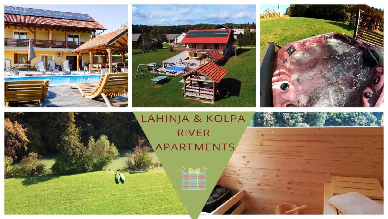 Lahinja & Kolpa River Apartments Metlika Exteriör bild